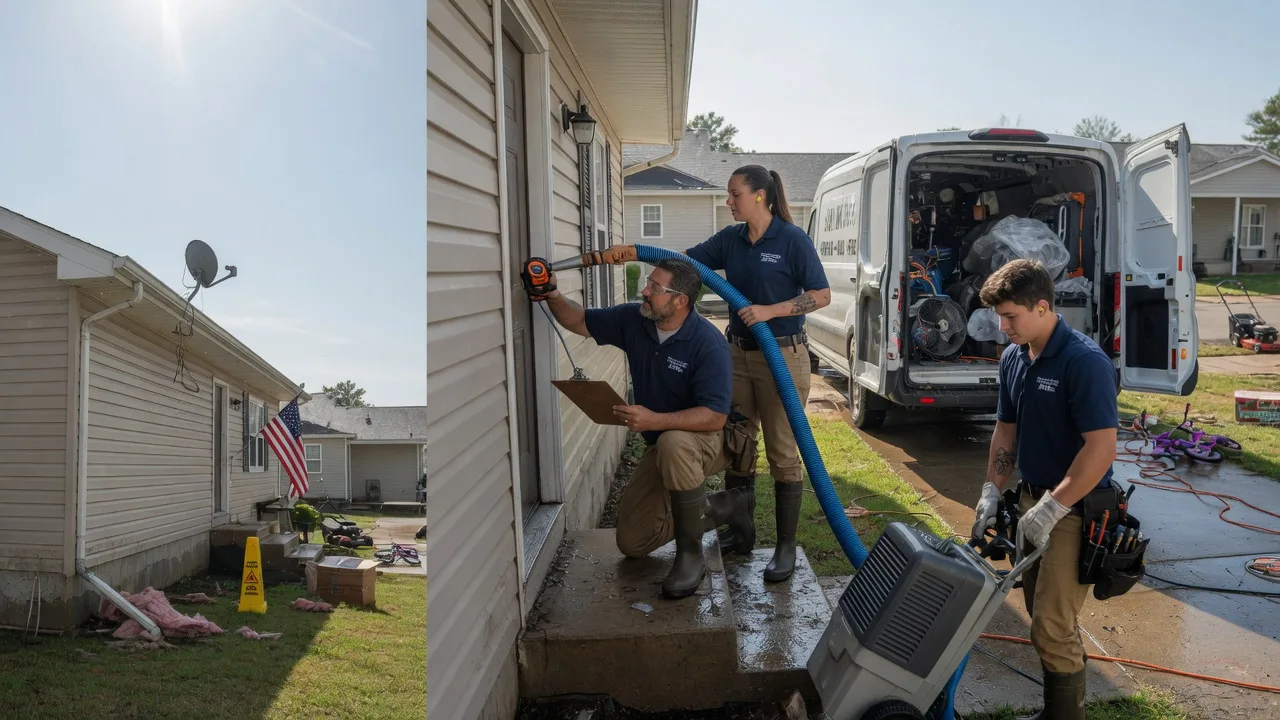 Ceiling Water Damage Restoration in Roseau, MN near me